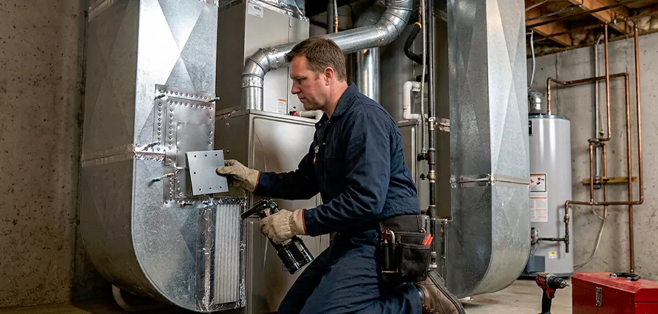 Supply and Return Plenum Repair in Amarillo