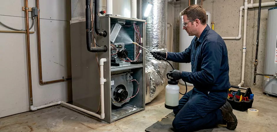 Air Handler Antimicrobial Treatment in Amarillo