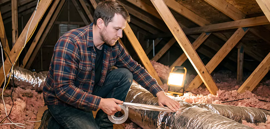 Attic Duct Sealing and Insulation in Amarillo