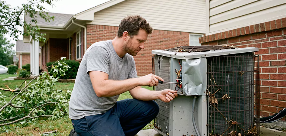 Storm Damage HVAC Restoration in Amarillo