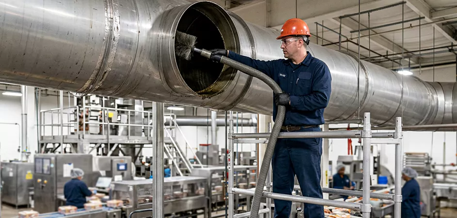 Food Processing Facility Duct Cleaning in Amarillo