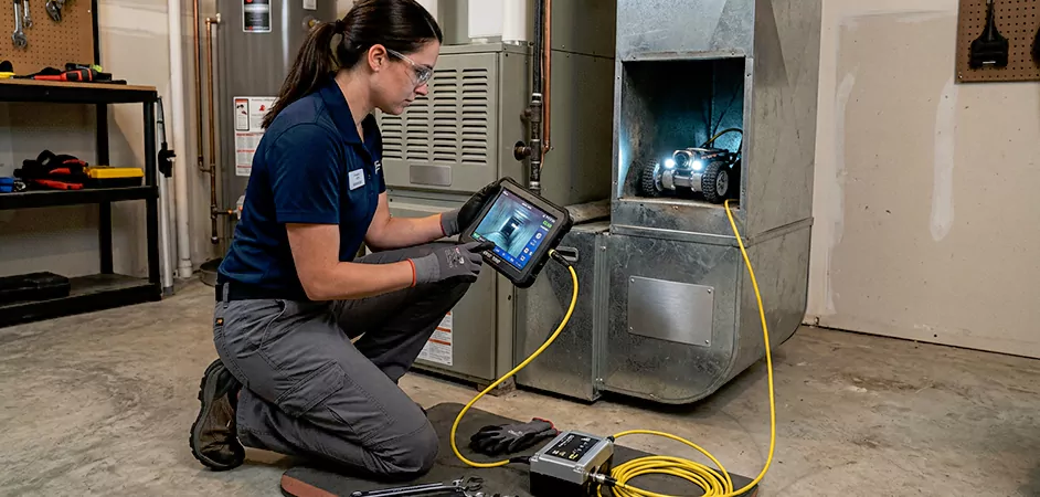 Robotic Duct Inspection in Amarillo